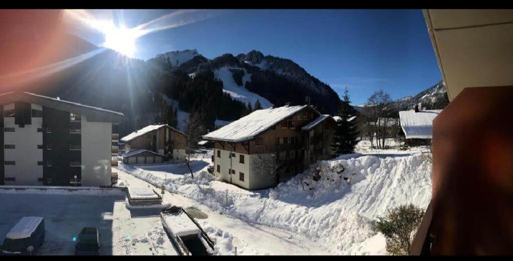La Montagne « Un Coin D'Oxygene » Appartement Châtel Buitenkant foto